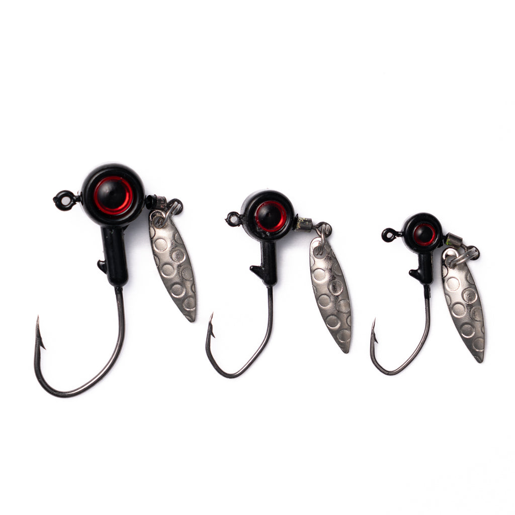 1/4oz Underspin Jig (8 colors, 2 pack)