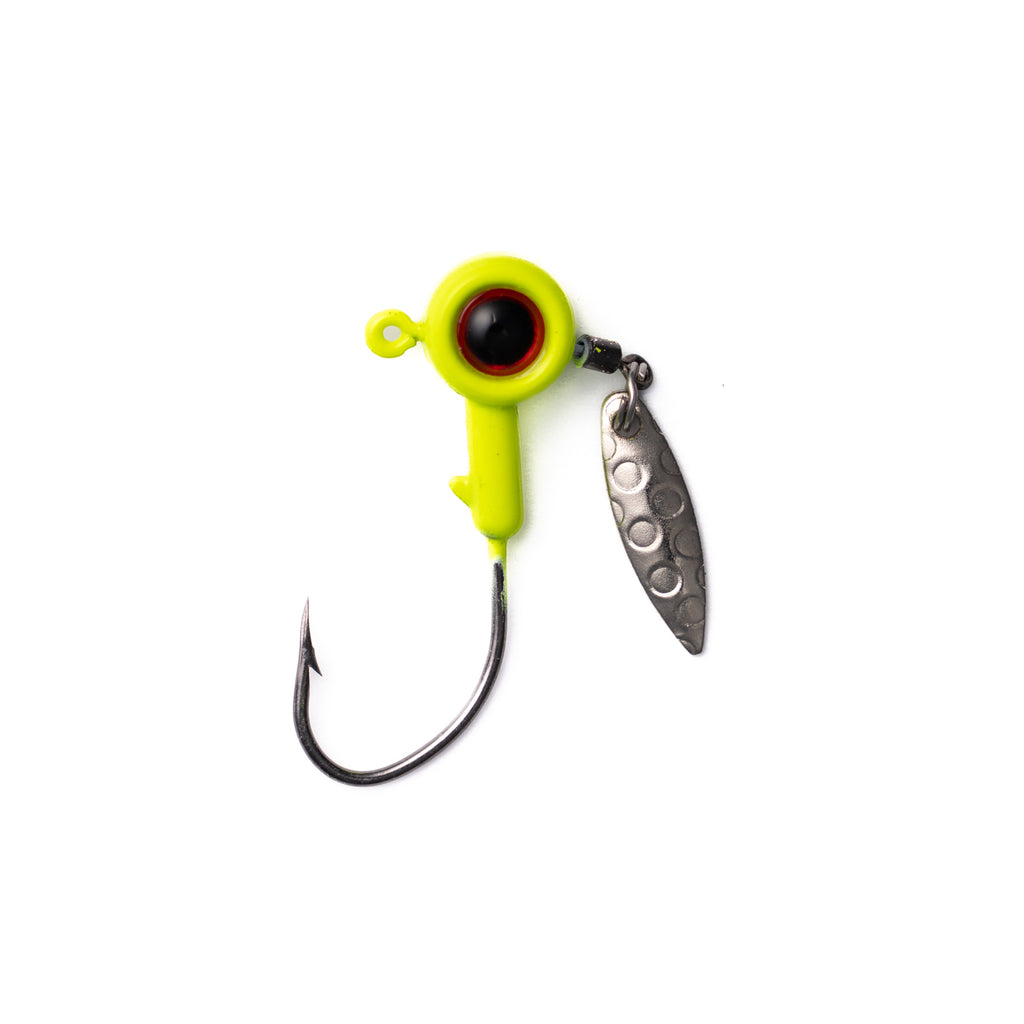 1/4oz Underspin Jig (8 colors, 2 pack)